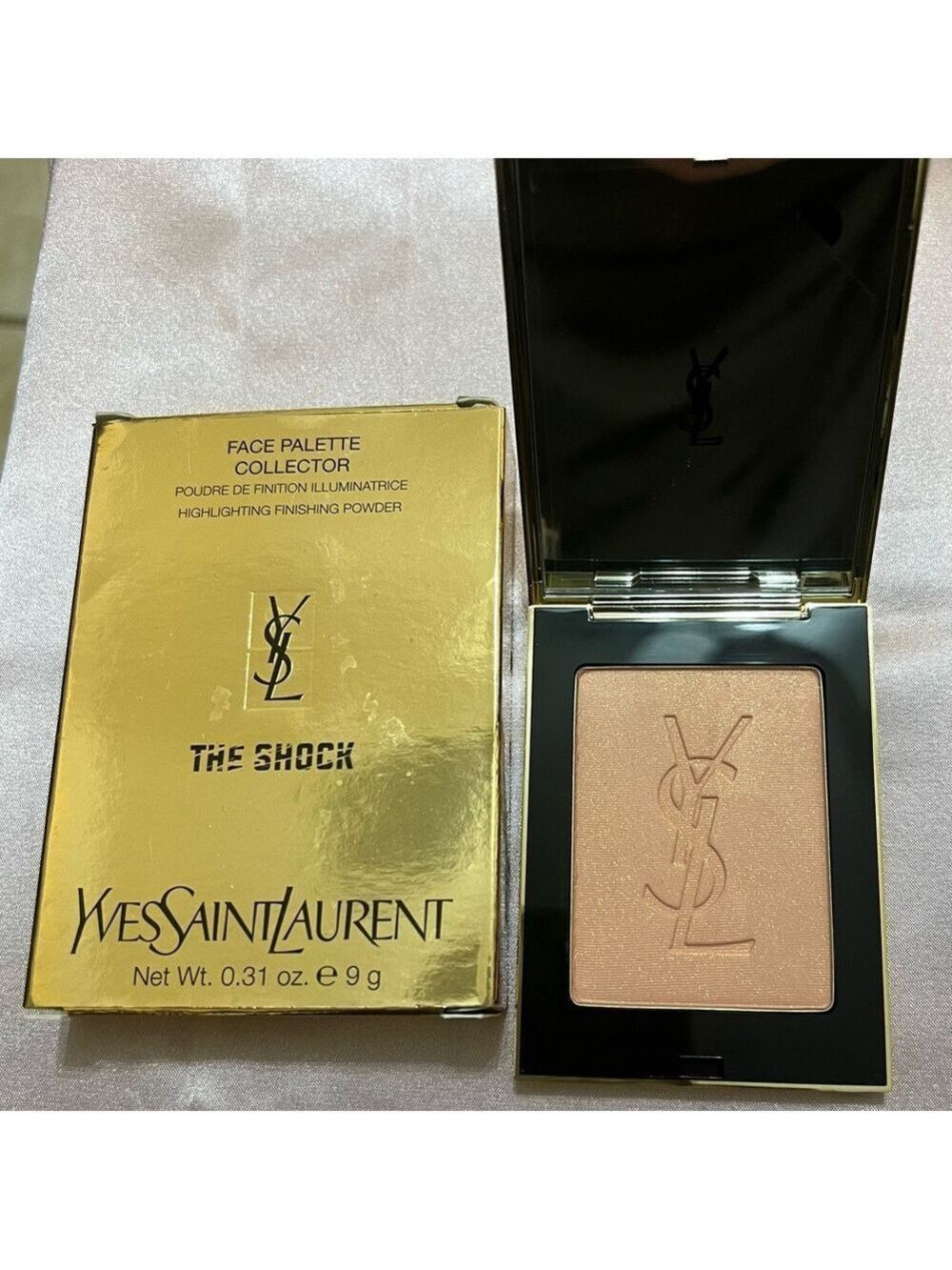 YSL YvesSaintLaurent Face Palette Highlighting Finishing Powder The Shock - Picture 3 of 5